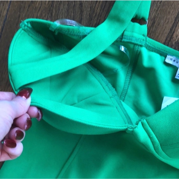 Haute Monde Green Bustier Dress size Medium - Picture 5 of 6